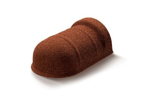 Наконечник полукруглого конька Mtile скарлет | Металлобаза Волхонка