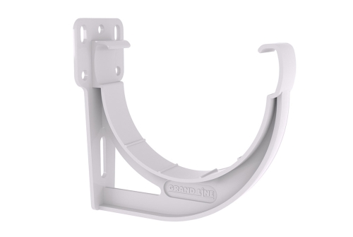 Кронштейн желоба slider Дизайн 135 ПВХ GL белый (RAL 9003) | Металлобаза Волхонка