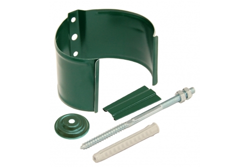 Кронштейн трубы Grand Line на кирпич 90мм RAL 6005 зеленый мох | Металлобаза Волхонка