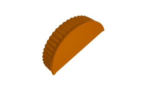 Заглушка торцевая PE RAL 2004 оранжевый | Металлобаза Волхонка