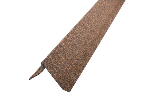 Планка ветровая Grand Line для мягкой кровли 60*30*90 Фартук S5 Роки медный | Металлобаза Волхонка