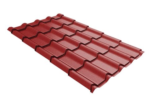 Металлочерепица камея 0,5 Rooftop Matte RAL 3011 коричнево-красный | Металлобаза Волхонка