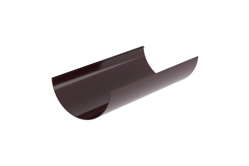 Желоб Классика 120 ПВХ Grand Line 3м шоколадный (RAL 8017) | Металлобаза Волхонка