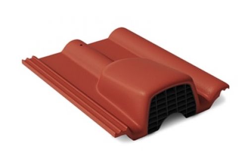 Вентиляционная черепица Braas Франкфуртская вишня | Металлобаза Волхонка