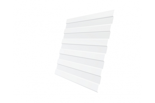 Профнастил С8 0,5 с пленкой RAL 9003 сигнальный белый | Металлобаза Волхонка