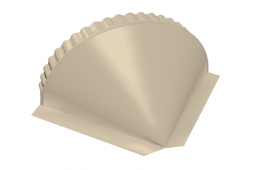 Заглушка конусная PE RAL 1015 светлая слоновая кость | Металлобаза Волхонка