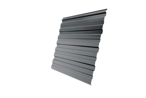 Профнастил С10 0,45 RAL 9006 бело-алюминиевый | Металлобаза Волхонка