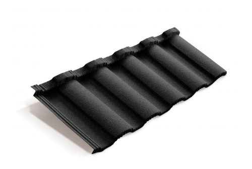 Лист Metrotile MetroRoman черный | Металлобаза Волхонка