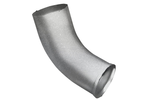 Колено стока Optima 90мм Zn | Металлобаза Волхонка