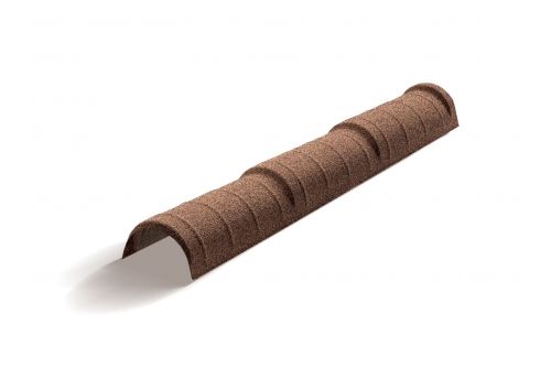 Конек полукруглый тройной Mtile пустыня | Металлобаза Волхонка