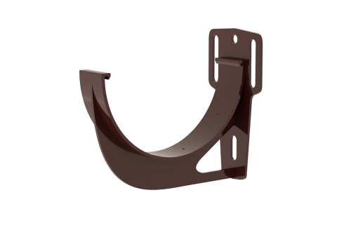 Кронштейн желоба slider Классика 120 ПВХ Grand Line шоколадный (RAL 8017) | Металлобаза Волхонка