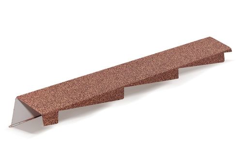 Планка фронтонная левая AeroDek Robust тик | Металлобаза Волхонка