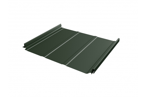 Кликфальц Pro Line 0,5 GreenCoat Pural BT с пленкой на замках RR 11 темно-зеленый (RAL 6020 хромовая зелень) | Металлобаза Волхонка