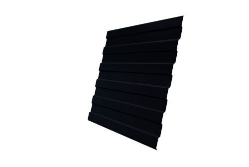 Профнастил С8 0,45 RAL 9005 черный | Металлобаза Волхонка