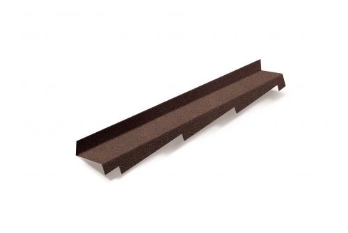 Планка примыкания Mtile правая коричневый | Металлобаза Волхонка