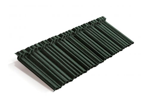 Лист Metrotile MetroShake 2 темно-зеленый | Металлобаза Волхонка