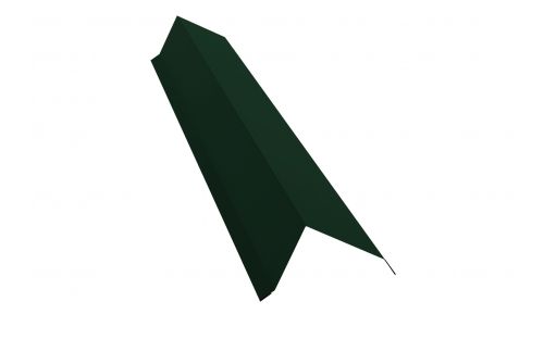 Планка торцевая 142х100 0,5 GreenCoat Pural BT, matt RR 11 темно-зеленый (RAL 6020 хромовая зелень) | Металлобаза Волхонка