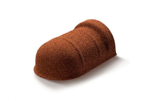 Наконечник полукруглого конька Mtile терракотовый | Металлобаза Волхонка