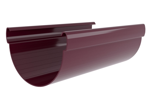 Желоб Дизайн 135 ПВХ Grand Line 3м бордо (RAL 3005) | Металлобаза Волхонка