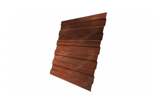Профнастил С8 0,45 Print Elite с пленкой Cherry Wood | Металлобаза Волхонка