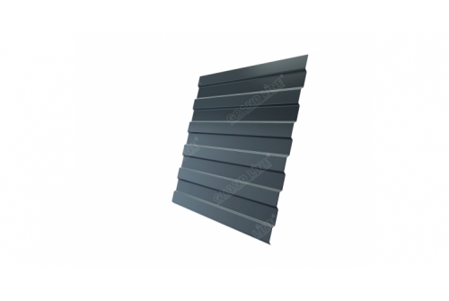 Профнастил С8 0,45 с пленкой RAL 7005 мышино-серый | Металлобаза Волхонка