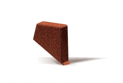 Заглушка фронтонной планки Mtile правая скарлет | Металлобаза Волхонка