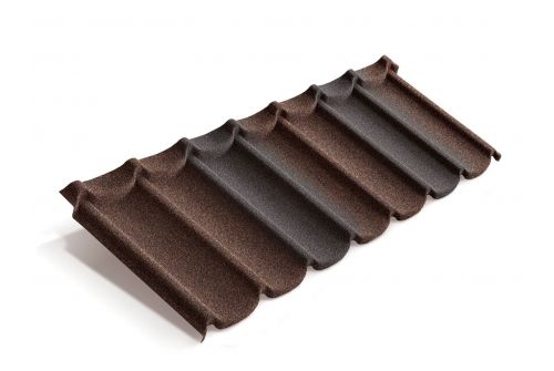 Лист Metrotile Mistral кофейно-серый | Металлобаза Волхонка