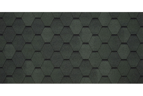 Битумная черепица TEGOLA VENETO verde 474 (зеленый) | Металлобаза Волхонка