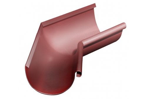 Угол желоба внутренний 135 гр 125 мм RR 29 красный | Металлобаза Волхонка