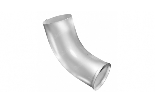 Колено стока Optima 90мм RAL 9003 | Металлобаза Волхонка