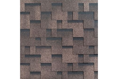 Katepal черепица ROCKY 3,0 м2 Махагон | Металлобаза Волхонка