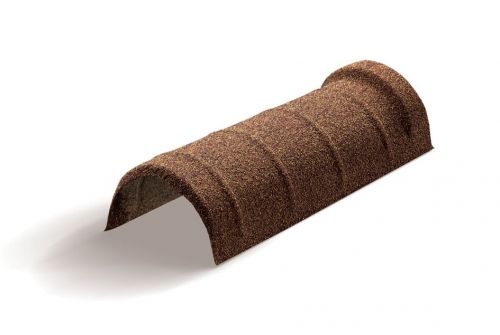 Конек полукруглый одинарный Mtile пустыня | Металлобаза Волхонка