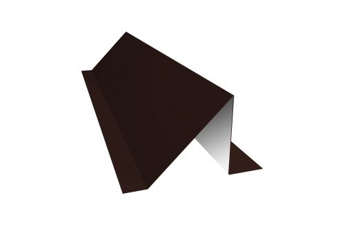 Планка снегозадержания 0,7 PE с пленкой RAL 8017 шоколад | Металлобаза Волхонка