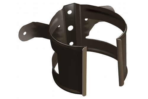 Кронштейн трубы Grand Line на дерево 90мм RR 32 темно-коричневый | Металлобаза Волхонка