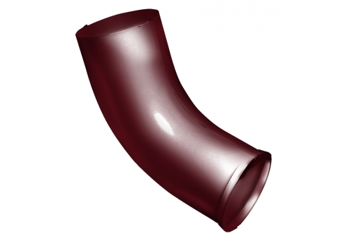 Колено стока Grand Line 90 мм RAL 3005 красное вино | Металлобаза Волхонка