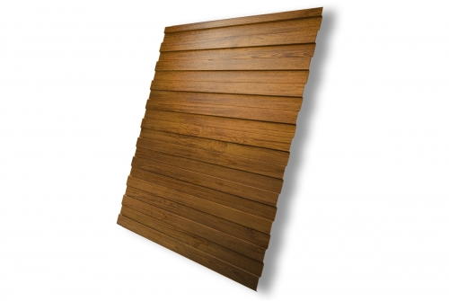 Профнастил С8 0,45 Print Elite Golden Wood | Металлобаза Волхонка
