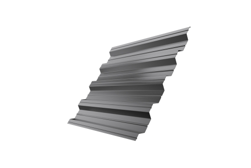 Профнастил HC44 0,5 GreenCoat Pural BT, matt RR 21 светло-серый (RAL 7040 серое окно) | Металлобаза Волхонка