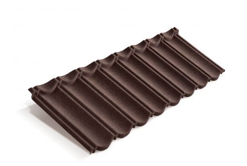 Лист Metrotile MetroBond коричневый | Металлобаза Волхонка