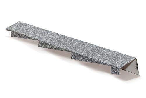 Планка фронтонная правая AeroDek Robust античный серый | Металлобаза Волхонка