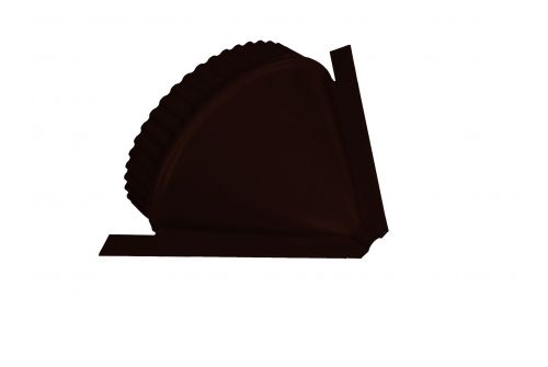 Заглушка конусная Quarzit RR 32 темно-коричневый | Металлобаза Волхонка