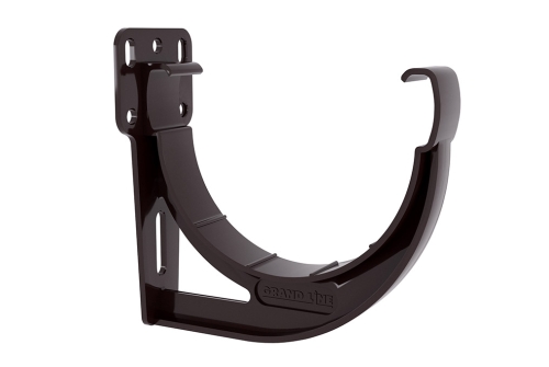 Кронштейн желоба slider Дизайн 135 ПВХ GL коричневый (RR32) | Металлобаза Волхонка