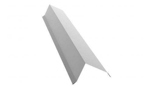 Планка торцевая 142х100 0,7 PE с пленкой RAL 9003 сигнальный белый | Металлобаза Волхонка