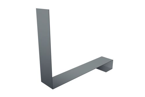 Планка примыкание нижнее к трубе для Кликфальц Pro 0,7 Zn | Металлобаза Волхонка