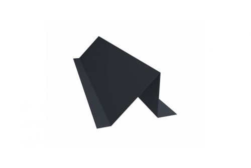 Планка снегозадержания 0,5 GreenCoat Pural BT, matt RR 23 темно-серый (RAL 7024 мокрый асфальт) | Металлобаза Волхонка