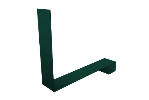 Планка примыкание нижнее к трубе фальц 0,45 Drap ST RAL 6005 зеленый мох | Металлобаза Волхонка