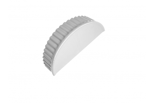 Заглушка малая торцевая PE RAL 9003 сигнальный белый | Металлобаза Волхонка