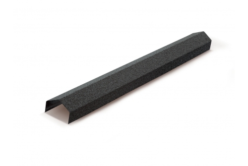 Конек ребровой, ширина 130мм Mtile серый | Металлобаза Волхонка