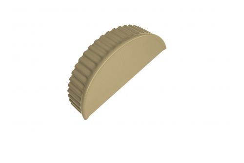 Заглушка торцевая PE RAL 1014 слоновая кость | Металлобаза Волхонка