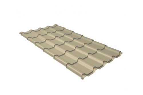 Металлочерепица камея 0,5 RAL 1015 светлая слоновая кость | Металлобаза Волхонка