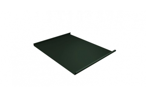 Фальц двойной стоячий 0,5 GreenCoat Pural BT, matt с пленкой на замках RR 11 темно-зеленый (RAL 6020 хромовая зелень) | Металлобаза Волхонка